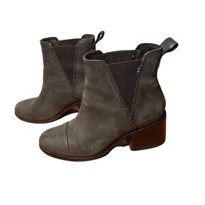Tom’s Gray Ankle Boots